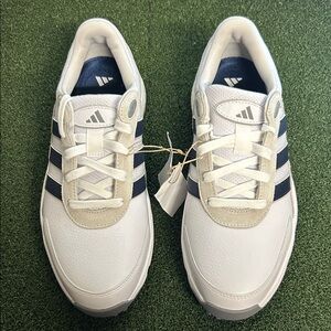 Adidas SW5540 White/College Navy/Grey Spikeless Golf Shoes